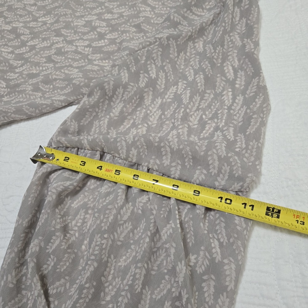 By Together + Collection‎ Womens Medium Blouse Boho Oversized Wheat Fairy Flowy - Picture 12 of 16
